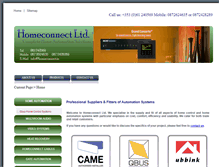 Tablet Screenshot of homeconnect.ie